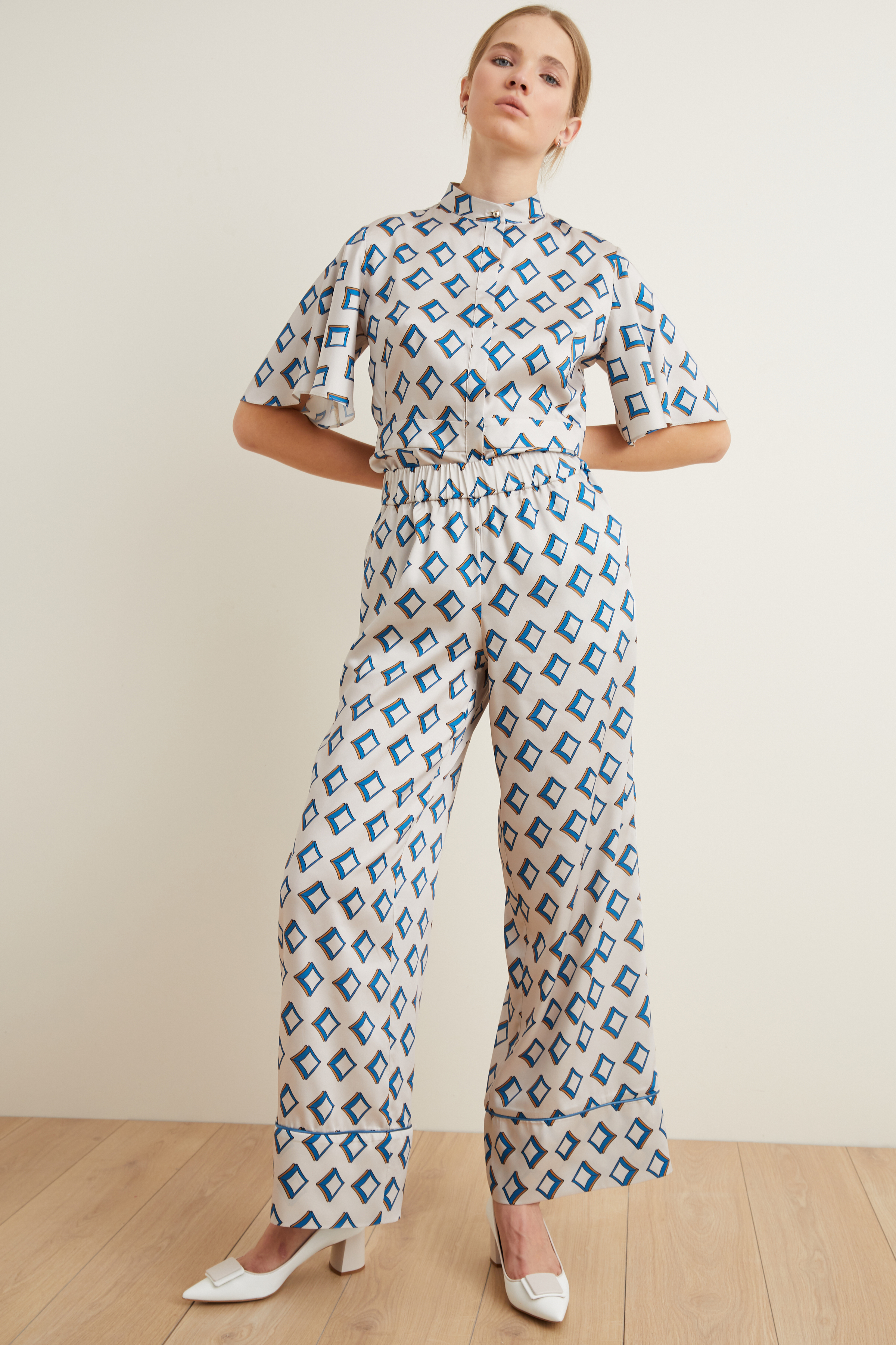 Adl Beli Lastikli Pijama Pantolon. 3