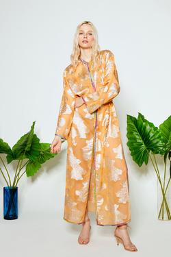 Sedef Gali For Art Varaklı Jakar Kimono